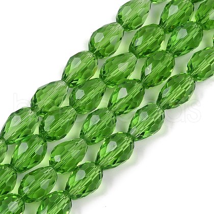 Transparent Glass Beads Strands EGLA-N013-T6mm-D14-1