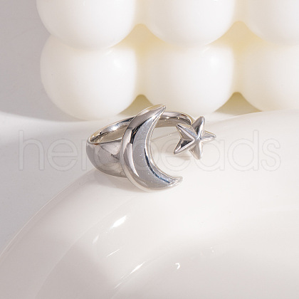 Stainless Steel Cuff Rings for Women OK6471-3-1