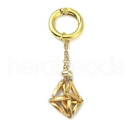 304 Stainless Steel Pouch Keychains HJEW-JM01300-01-1