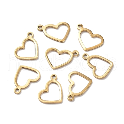 Ion Plating(IP) 304 Stainless Steel Open Pendants STAS-F187-03G-1