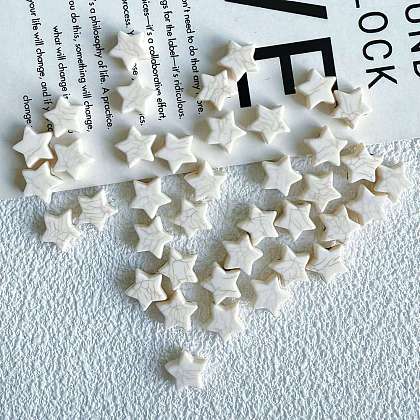 Synthetic Howlite Beads G-V001-001C-1