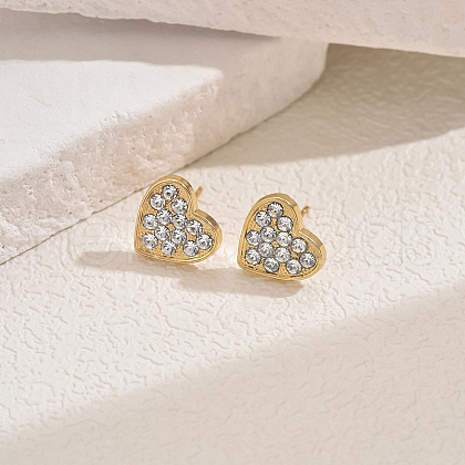 Elegant Brass Stud Earrings ZT2214-5-1