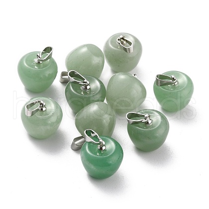 Natural Green Aventurine Pendants G-Z022-01M-1