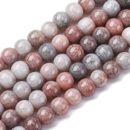 Opaque Glass Beads Strands GLAA-T031-01O-14-1
