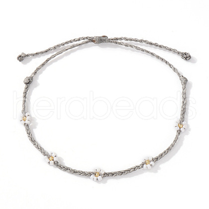 Vintage Glass Beaded Pearl String Adjustable Bracelet for Girl TG8813-1-1