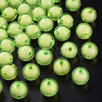 Transparent Acrylic Beads TACR-S152-16A-730-1