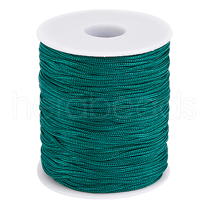   1 Roll 100 Yards Round Nylon Braided Thread NWIR-PH0002-22G-1