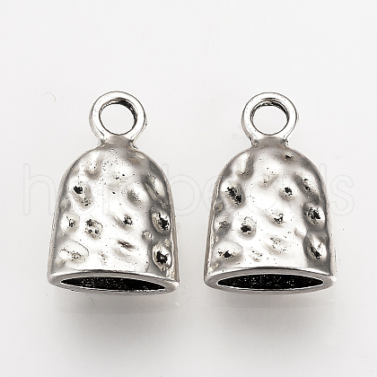 Tibetan Style Alloy Cord Ends TIBE-Q077-28AS-NR-1