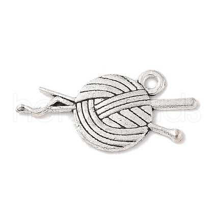 Yarn Tibetan Style Zinc Alloy Pendants TIBEP-R334-174AS-RS-1