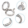 4Pcs 2 Style Alloy Glass Crystal Rhinestone Pendants PALLOY-TA0002-36B-3