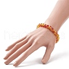 6Pcs 6 Color Bling Glass Round Beaded Stretch Bracelets Set for Women BJEW-JB08973-3