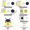 AHADERMAKER 15 Style Silicone Beads SIL-GA0001-06-2
