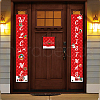 Polyester Hanging Sign for Home Office Front Door Porch Decorations HJEW-WH0023-018-6