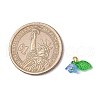 11Pcs Transparent Acrylic Flower Pendants PALLOY-JF03585-3