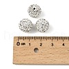 Polymer Clay Rhinestone Beads RB-C1438-12mm-A01-2