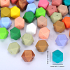 Hexagonal Silicone Focal Beads SI-JX0020A-114-2