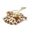 Alloy Glass Rhinestone Tree Brooches JEWB-K017-02KCG-3