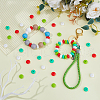 DICOSMETIC 80Pcs 4 Styles Rondelle Food Grade Eco-Friendly Silicone Beads SIL-DC0001-68B-6