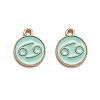 Alloy Enamel Pendants ENAM-S124-01B-15D-1