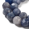 Dyed & Heated Natural Blue Aventurine Beads Strands G-C150-B05-02-4