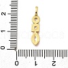 Brass Micro Pave Cubic Zirconia Pendants KK-A245-04G-3
