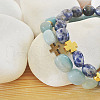 GOMAKERER 60Pcs 3 Colors Tibetan Style Alloy Beads TIBEB-GO0001-06-7