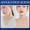 SUNNYCLUE 12Pcs 304 Stainless Steel Satellite Chain Necklaces NJEW-SC0001-27-5