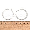 Brass Micro Pave Cubic Zirconia Stud Earrings EJEW-R025-32P-5