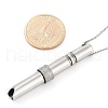 304 Stainless Steel Cable Chain Breathing Necklaces NJEW-M050-01P-5