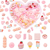   84Pcs 12 Style Resin Cabochons CRES-PH0003-39-1