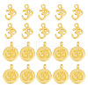 GOMAKERER 20Pcs 2 Styles Alloy Pendants FIND-GO0001-35-1