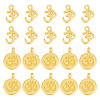 GOMAKERER 20Pcs 2 Styles Alloy Pendants FIND-GO0001-35-1