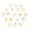 Opaque White Acrylic Beads MACR-YW0001-21B-7
