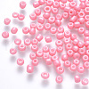 8/0 Baking Paint Glass Round Seed Beads SEED-S036-01B-04-1