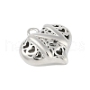 Hollow Brass Pendants for Valentine's Day KK-M289-03N-P-2