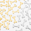 DICOSMETIC 40Pcs 2 Colors 304 Stainless Steel Charms STAS-DC0012-66-3