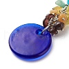 Natural & Synthetic Gemstone Beaded Keychain KEYC-JKC00344-02-3