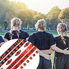 HOBBIESAY 6 Rolls 6 Styles Polyester Basketball Printed Grosgrain Ribbon OCOR-HY0001-18-6
