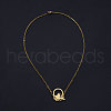 201 Stainless Steel Pendant Necklaces NJEW-S105-JN512-2-2