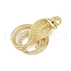Brass Micro Pave Cubic Zirconia Pendants KK-R230-04G-2