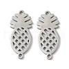 Non-Tarnish 304 Stainless Steel Connector Charms STAS-P344-06P-1