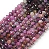 Natural Ruby Beads Strands G-B121-A01-01A-1