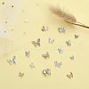 CHGCRAFT 16 Style Alloy Rhinestone Cabochons FIND-CA0005-65-3