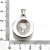 304 Stainless Steel Pendants STAS-B086-02P-3
