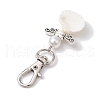 Angel Spiral Shell Pendant Decooration HJEW-JM01964-02-4
