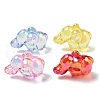 Electroplate Transparent UV Plating Acrylic Pendants OACR-I014-18-1