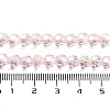 Electroplate Transparent Glass Beads Strands EGLA-A035-T6mm-A20-4
