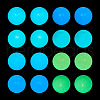 Kissitty 128Pcs 8 Colors Synthetic Luminous Stone Round Beads Strands G-KS0001-15-2
