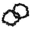 Unisex Chip Glass Beaded Stretch Bracelets BJEW-S143-59-1