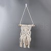 Cotton Cord Macrame Woven Wall Hanging HJEW-C010-19-3